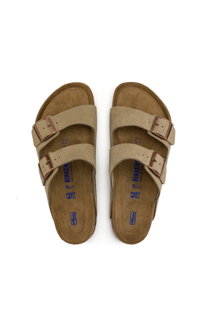 Arizona Sfb Taupe Suede Leather Narrow