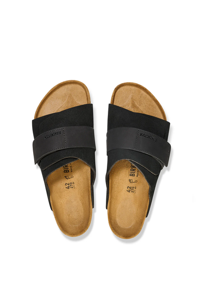 Kyoto Black Suede/nubuck Leather Narrow