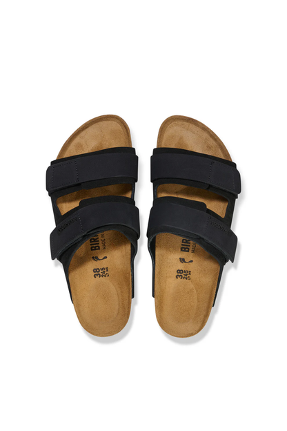 Uji Black Suede/nubuck Leather Regular
