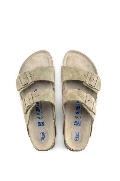 Arizona Sfb Faded Khaki Suede Leather Narrow