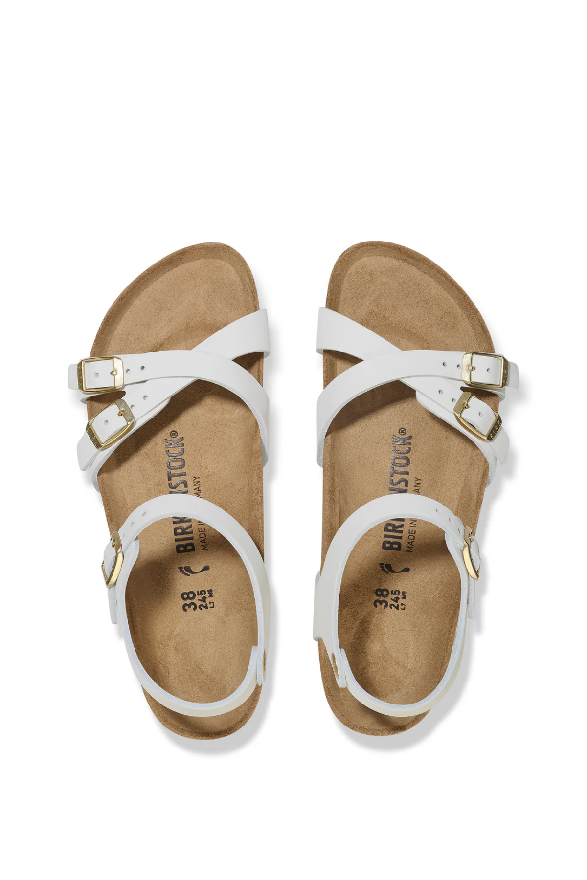 Kumba Antique White Nubuck Leather Regular