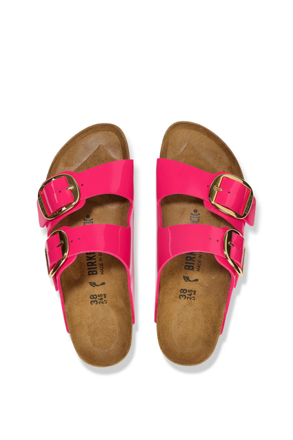 Arizona Big Buckle Patent Fuchsia Fusion Birko-flor Narrow