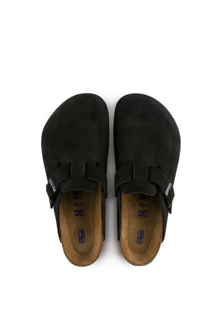 Boston Sfb Black Suede Leather Regular