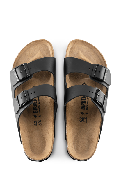 Arizona Black Smooth Leather Narrow
