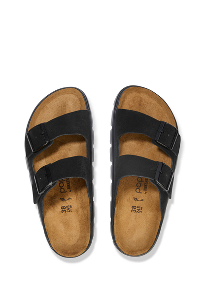 Birkenstock Arizona Chunky Black Suede Leather Narrow