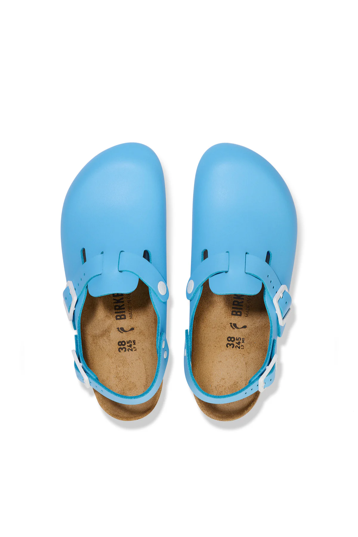 Tokio Pro Sky Blue Pu Coated Natural Leather Narrow