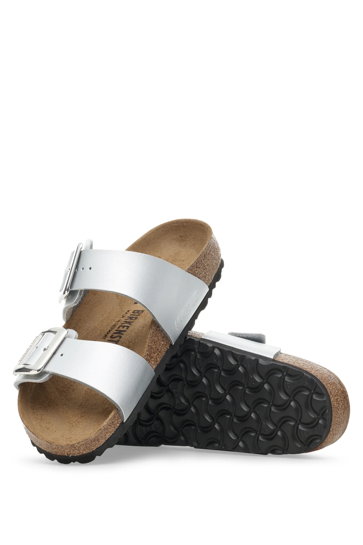 Sydney Cushion Buckle Silver Birko-flor Regular