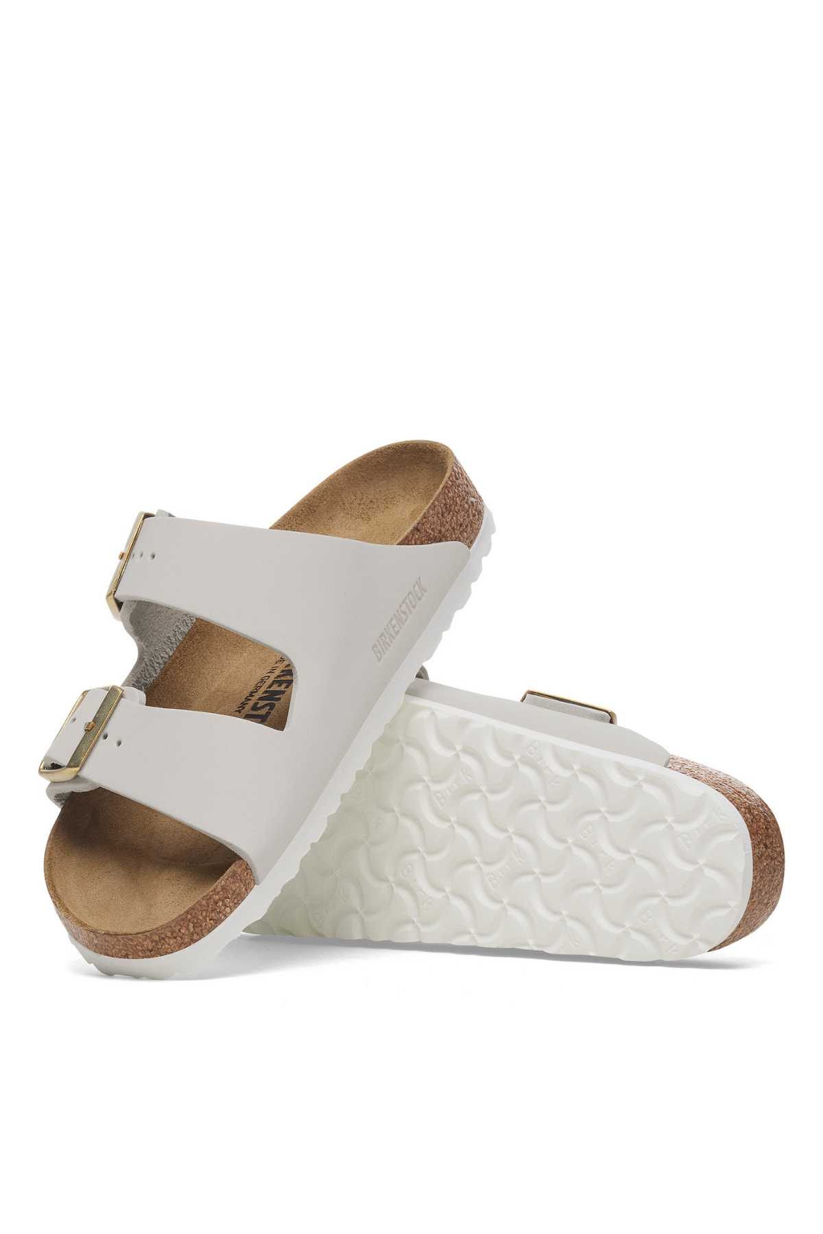 Arizona Antique White Nubuck Leather Narrow
