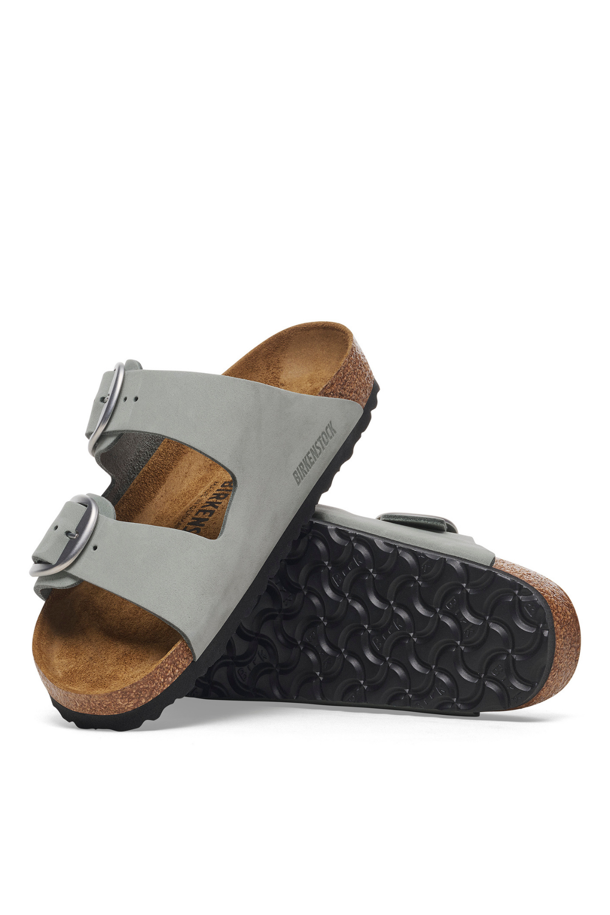 Arizona Big Buckle Pure Sage Nubuck Leather Narrow
