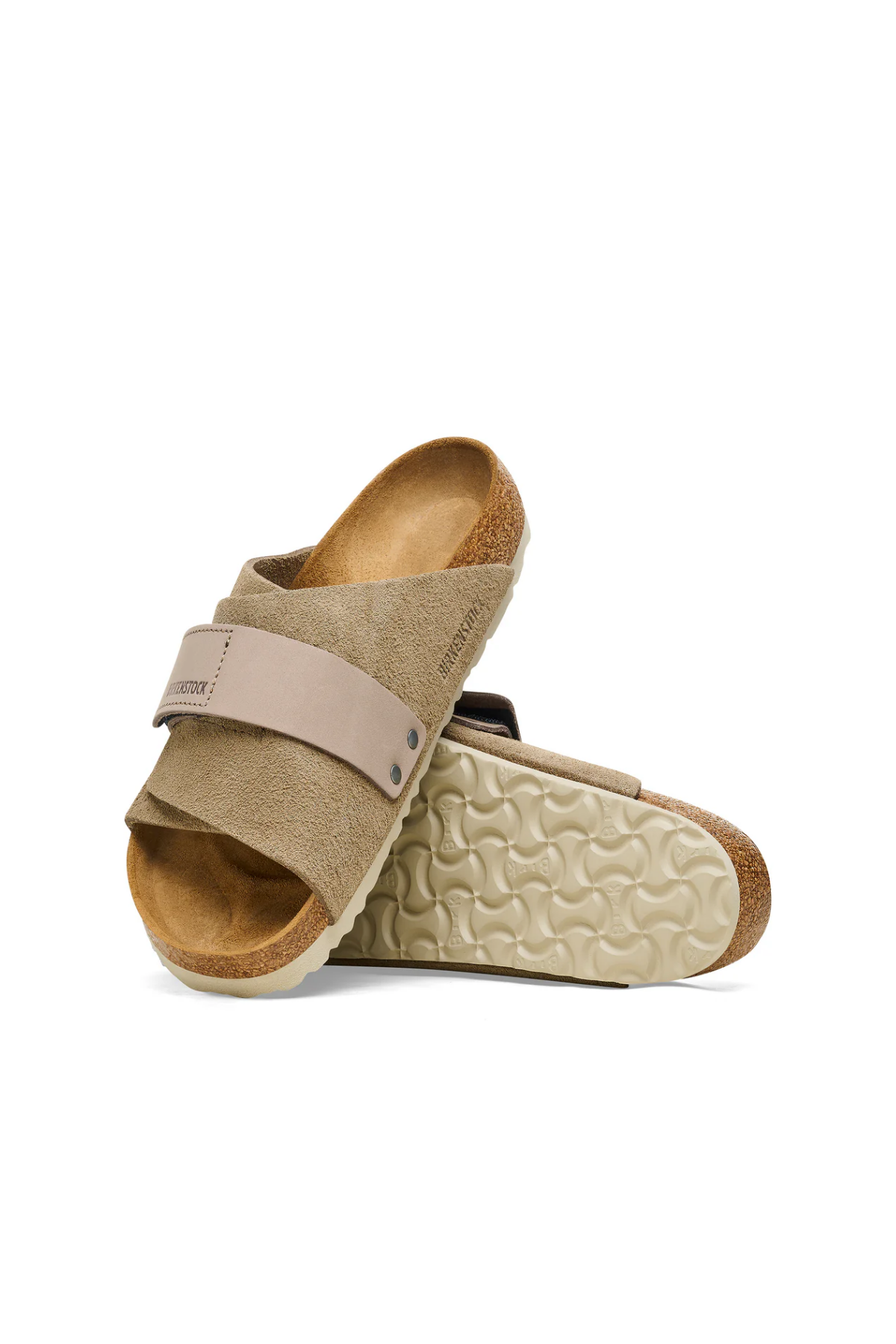 Kyoto Taupe Suede/nubuck Leather Narrow