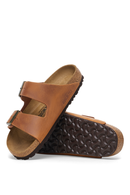 Arizona Cognac Oiled Leather Narrow