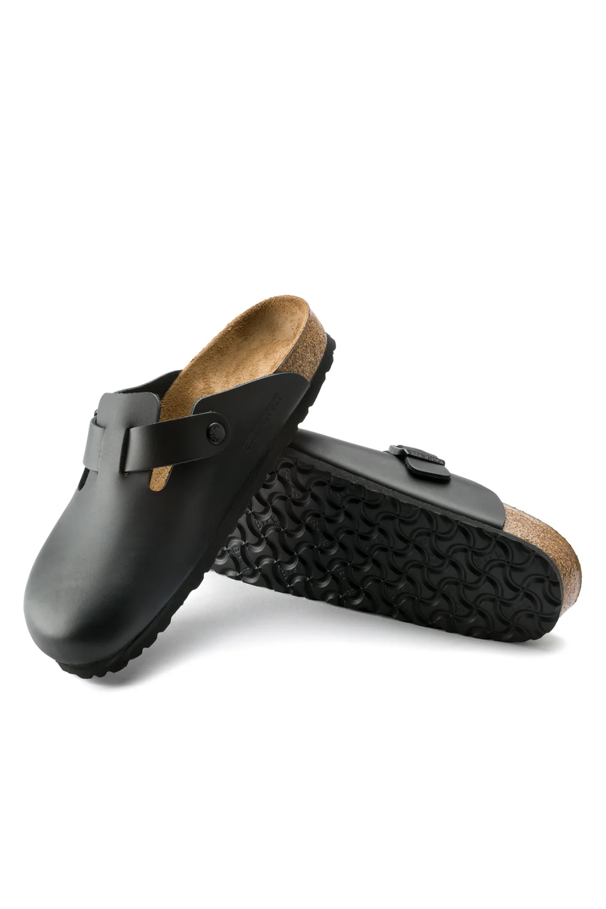 Boston Black Smooth Leather Regular