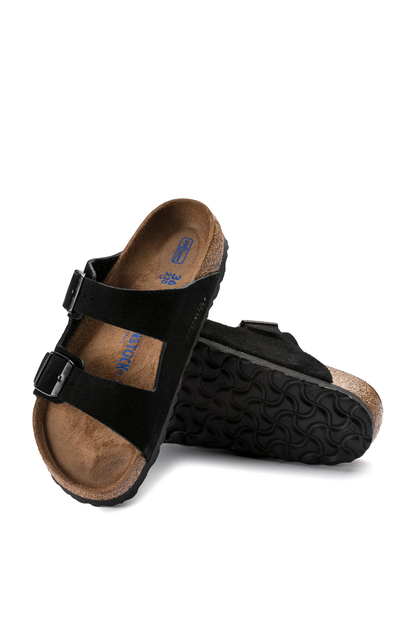 Arizona Sfb Black Suede Leather Narrow