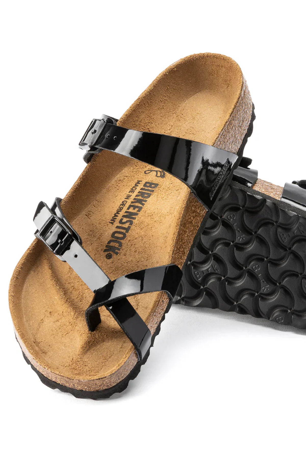 Mayari Patent Black Birko-flor Regular