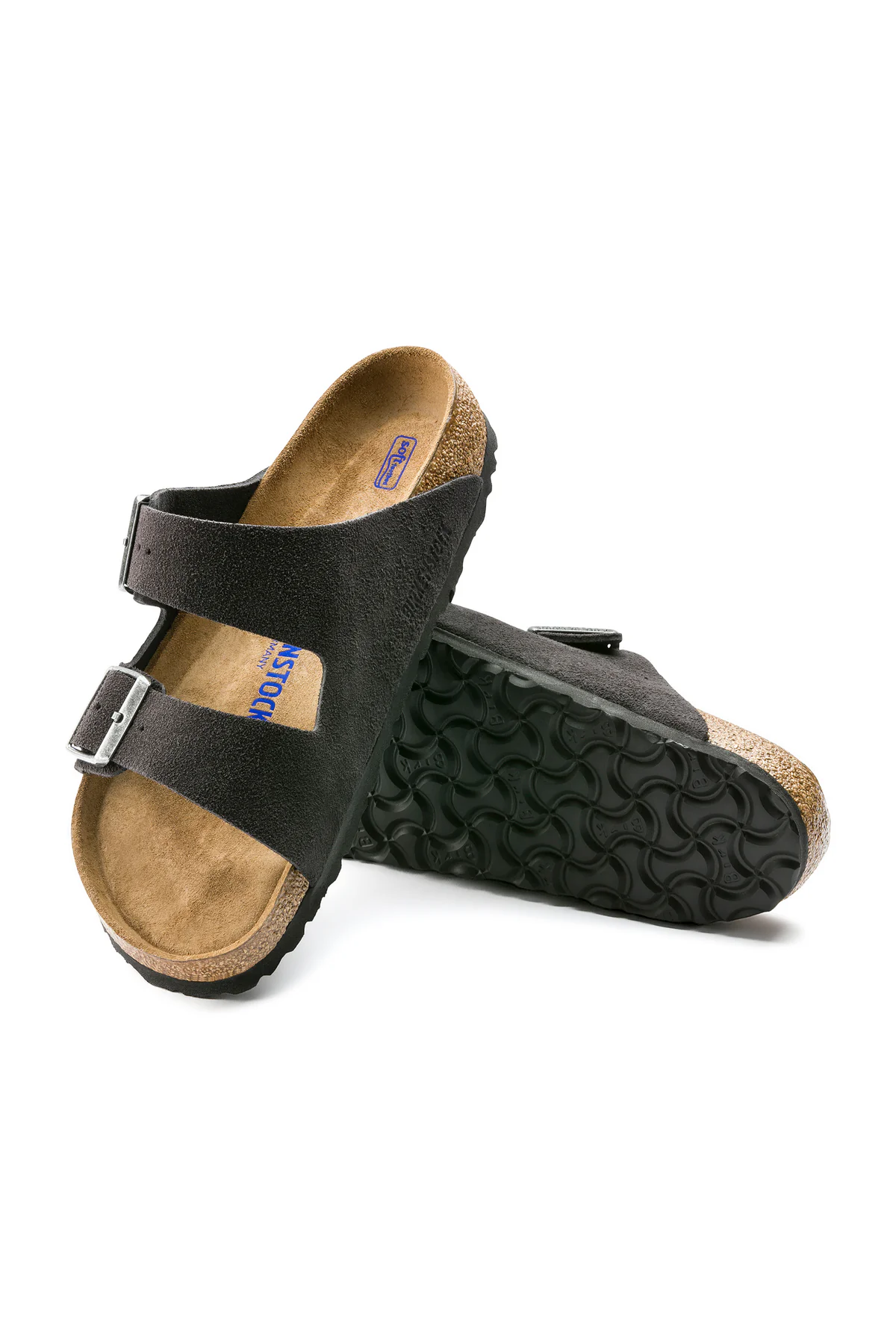 Arizona Sfb Velvet Grey Suede Leather Narrow