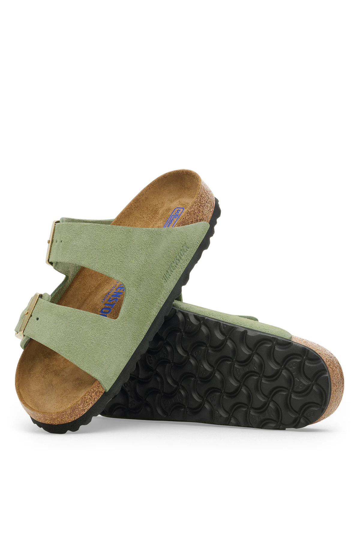 Arizona Sfb Green Tea Suede Leather Narrow