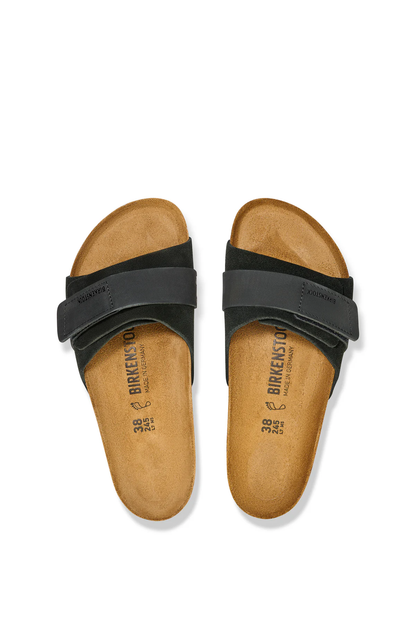 Oita Black Suede/nubuck Leather Narrow