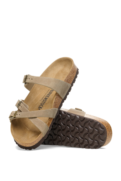 Franca Tabacco Brown Oiled Leather Narrow