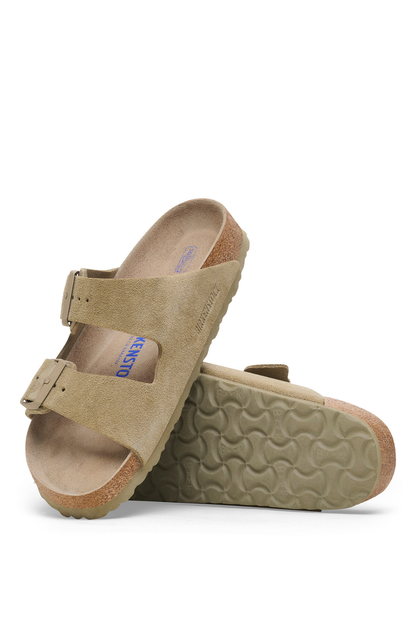 Arizona Sfb Faded Khaki Suede Leather Narrow