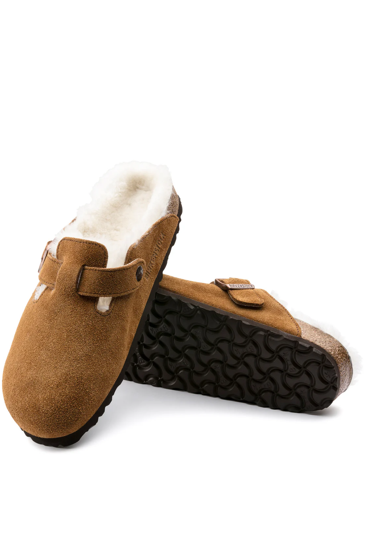 Boston Shearling Mink Suede Leather/Shearling Narrow