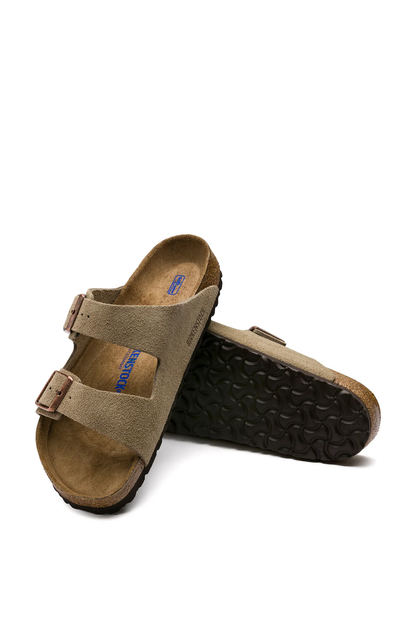 Arizona Sfb Taupe Suede Leather Narrow