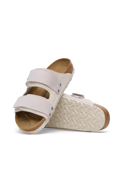 Uji Antique White Suede/nubuck Leather Regular