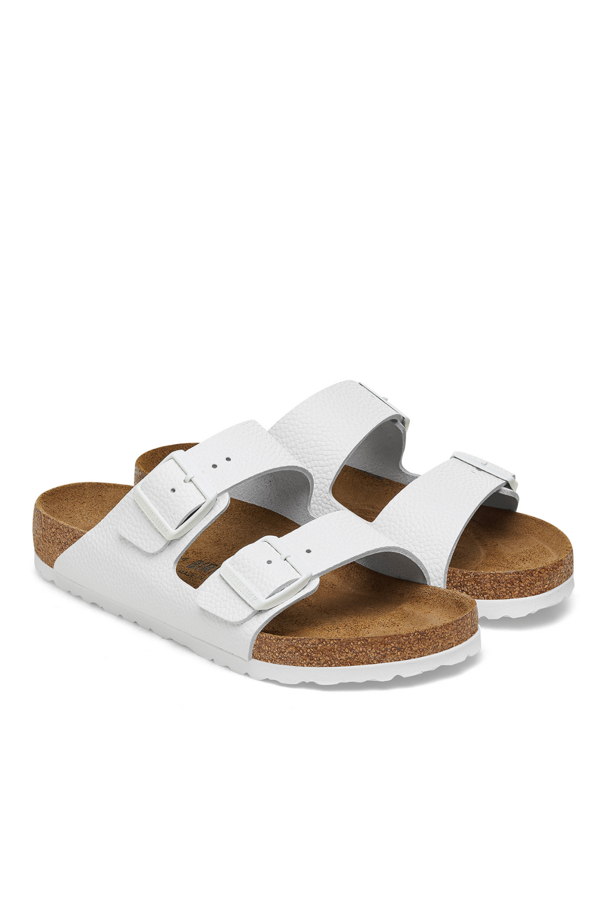 Arizona White Smooth Leather Narrow