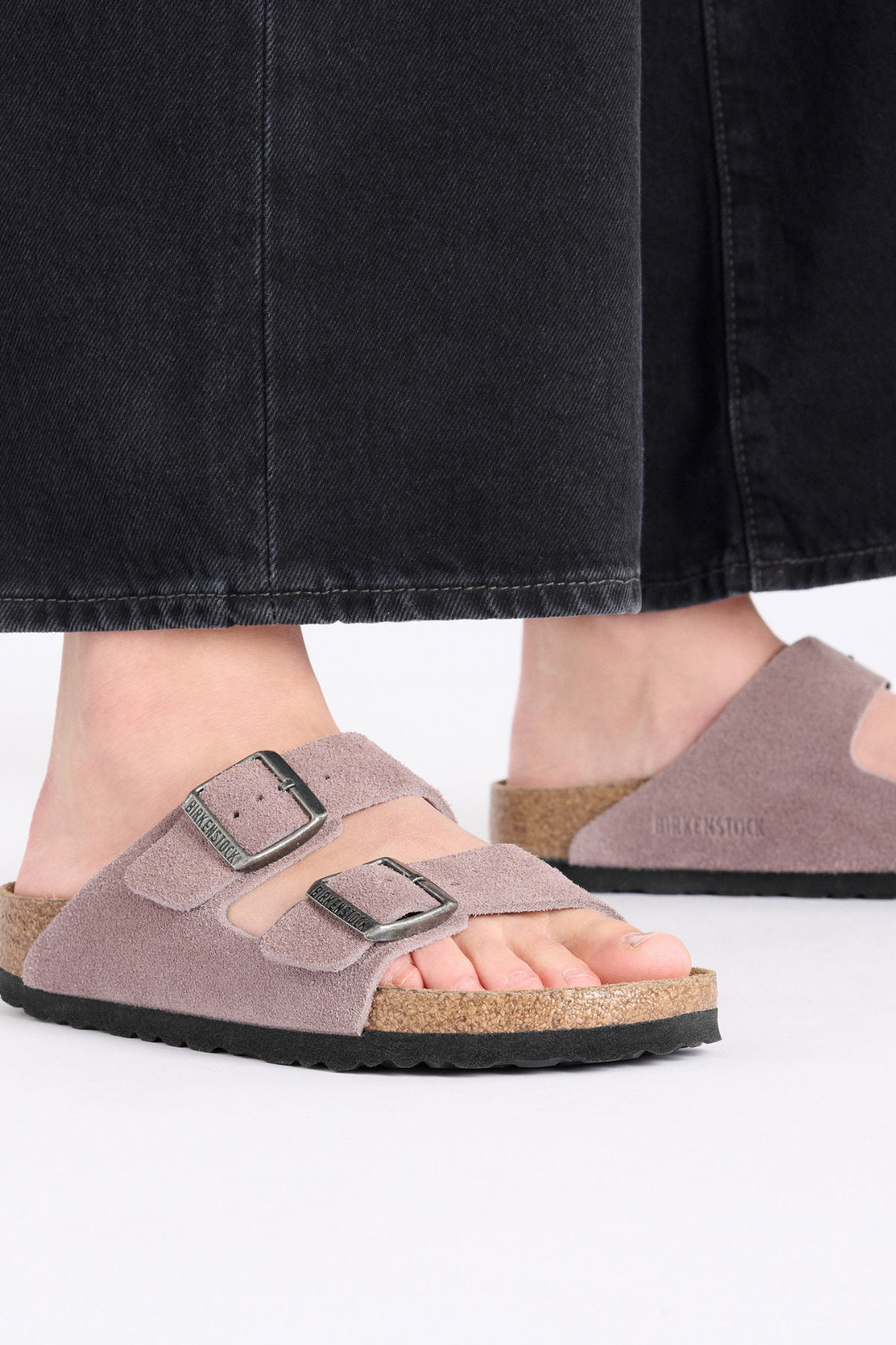 Arizona Sfb Faded Purple Suede Leather Narrow