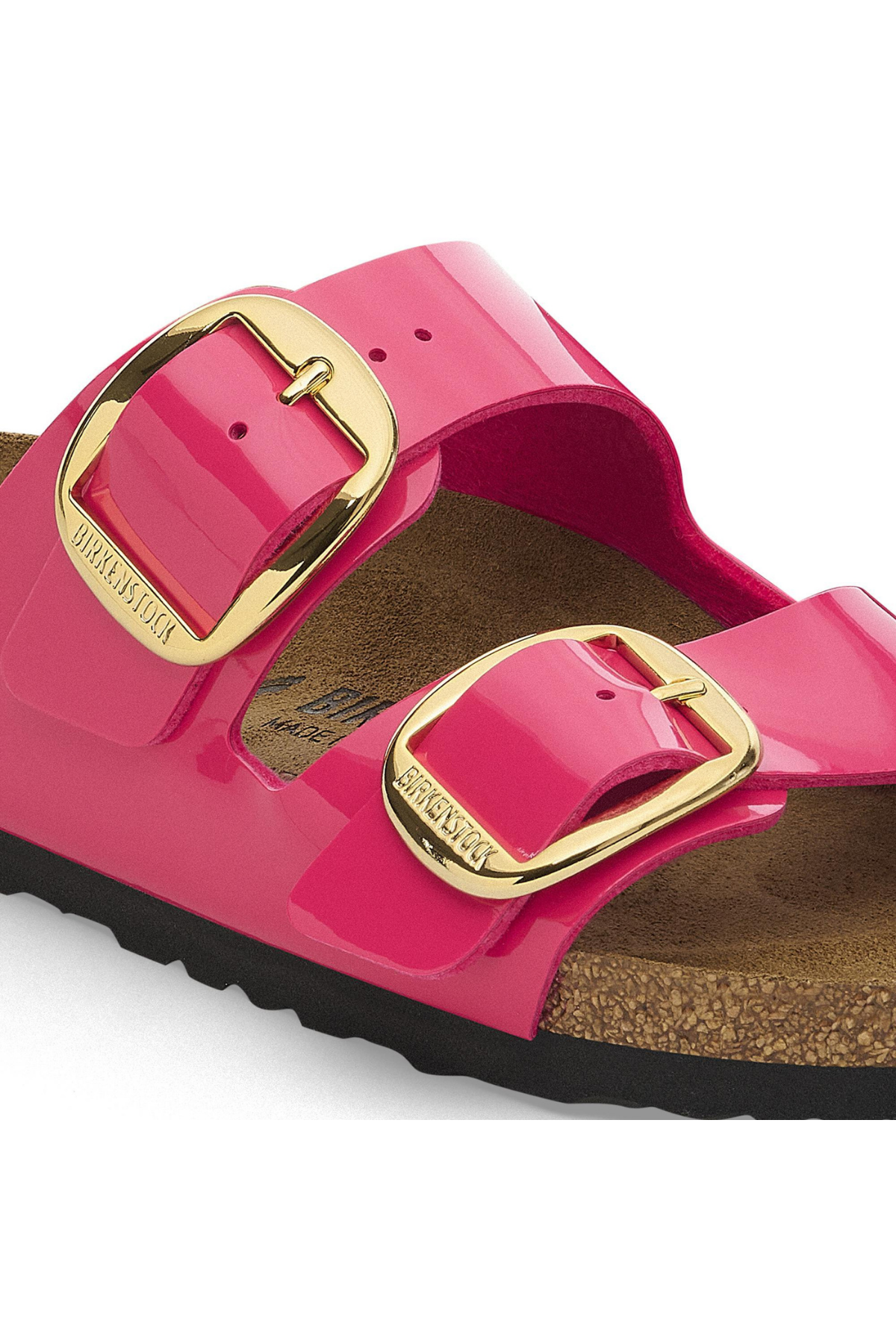 Arizona Big Buckle Patent Fuchsia Fusion Birko-flor Narrow