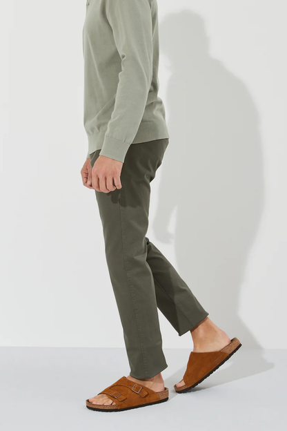 Zurich Mink Suede Leather Narrow