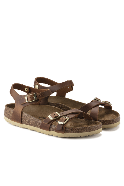 Kumba Cognac Oiled Leather Narrow