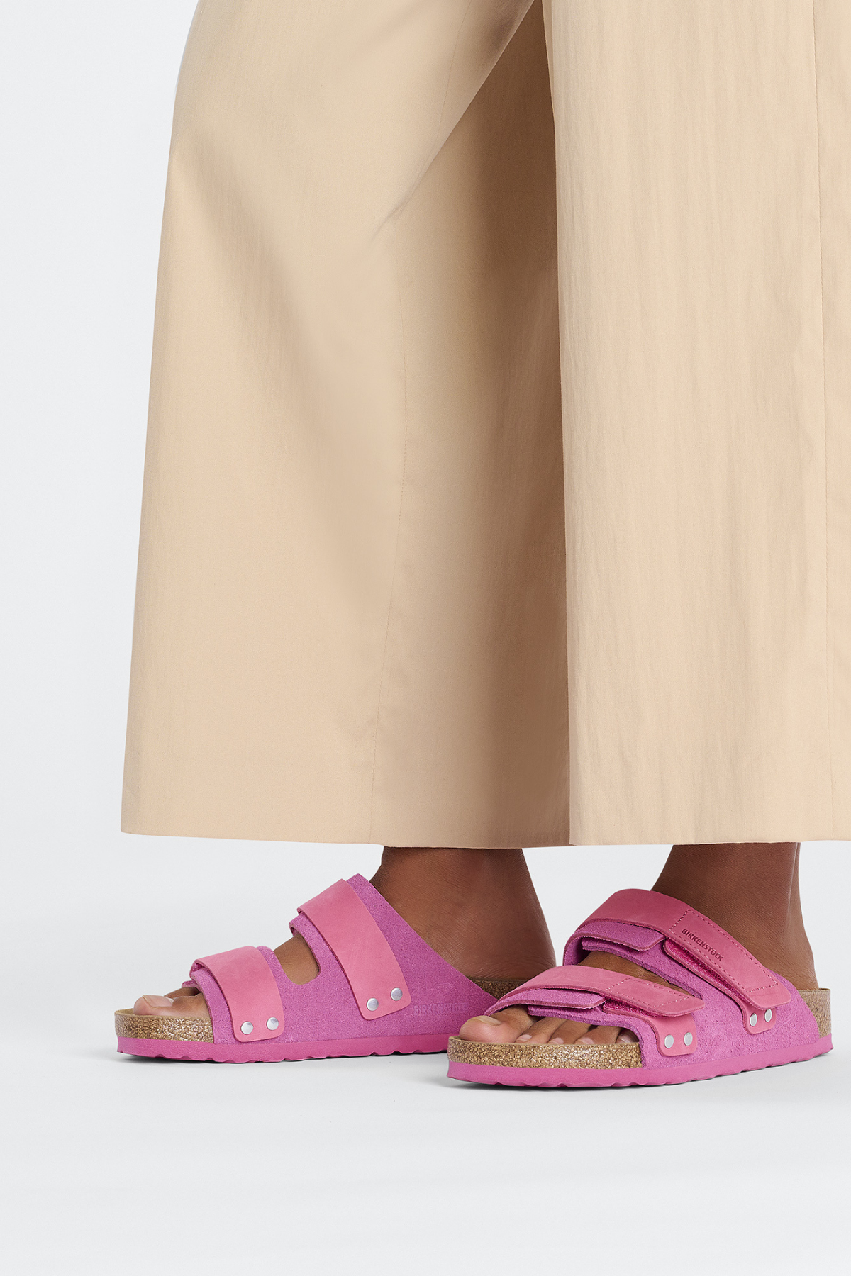 Uji Fuchsia Tulip Suede/nubuck Leather Narrow