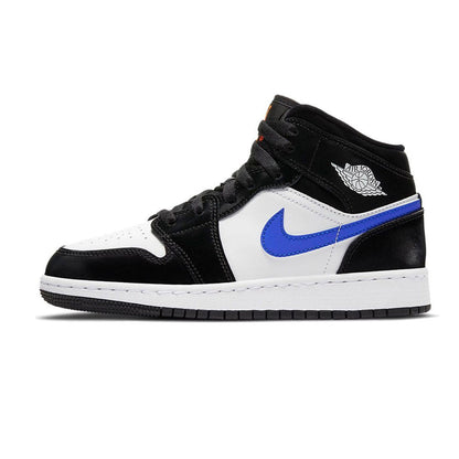 1 Mid White Black Racer Blue GS