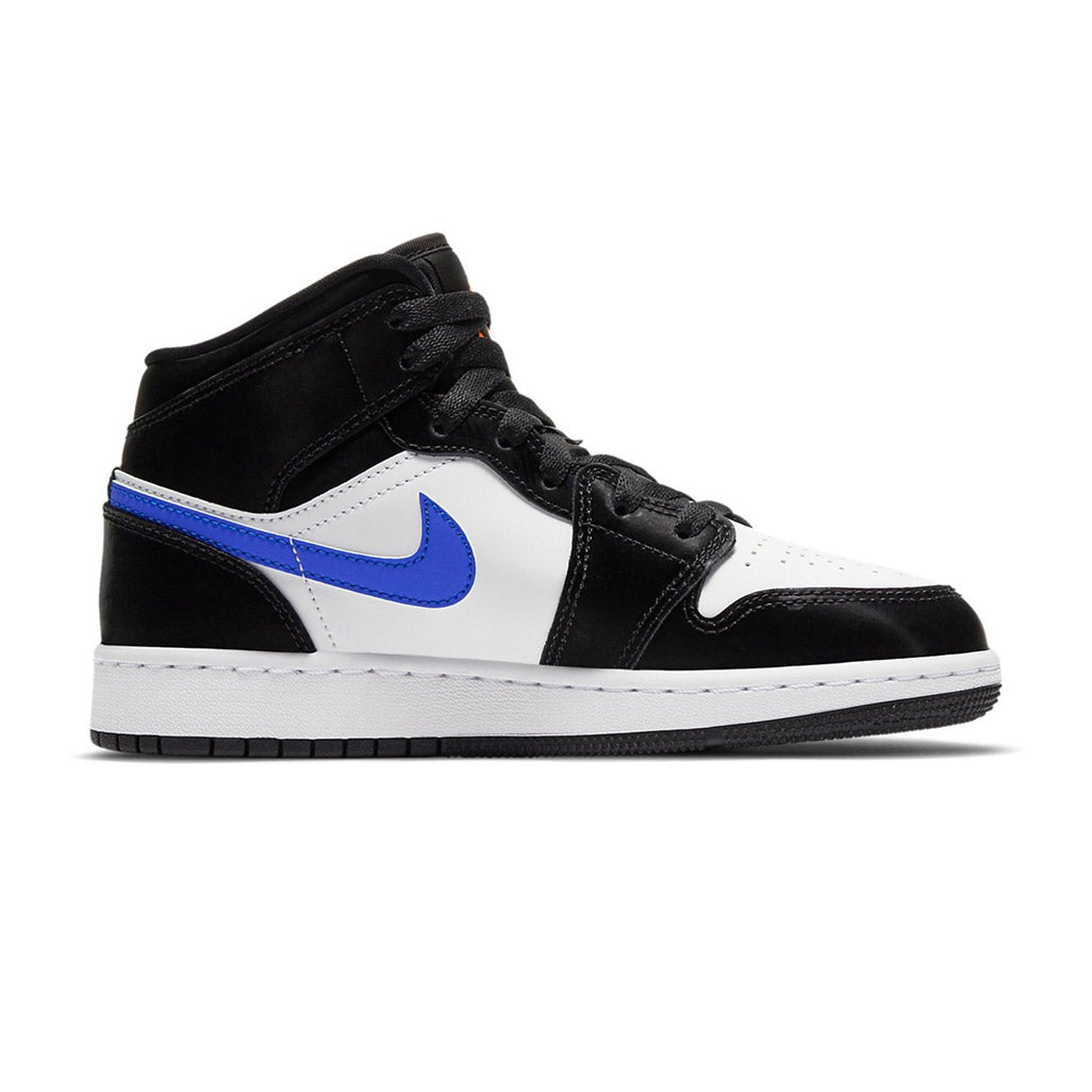 1 Mid White Black Racer Blue GS