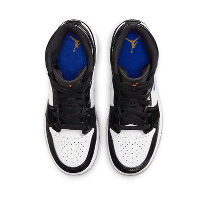 1 Mid White Black Racer Blue GS