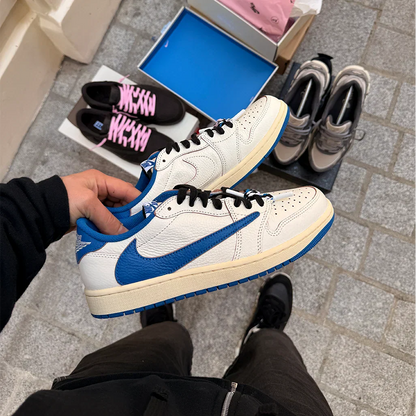 1 Low x Travis Scott x Fragment Sail Military Blue