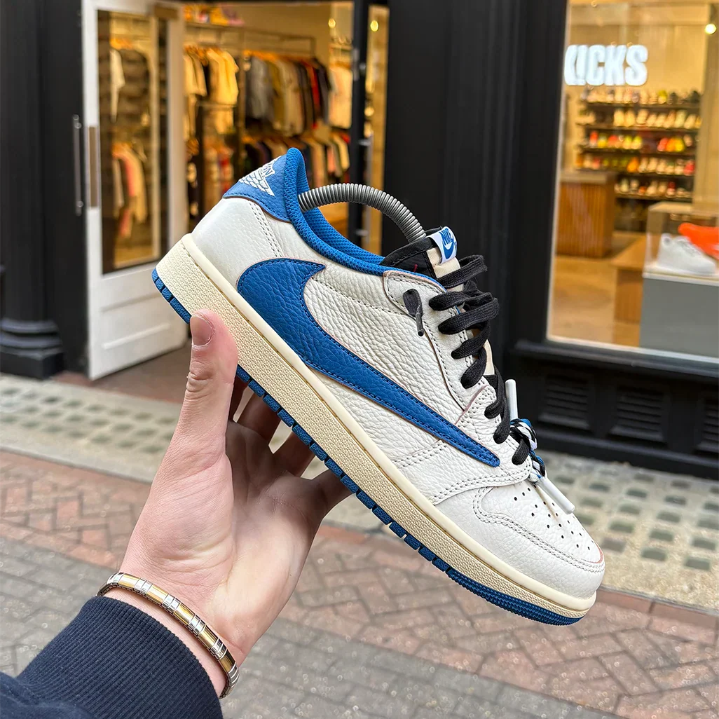 1 Low x Travis Scott x Fragment Sail Military Blue