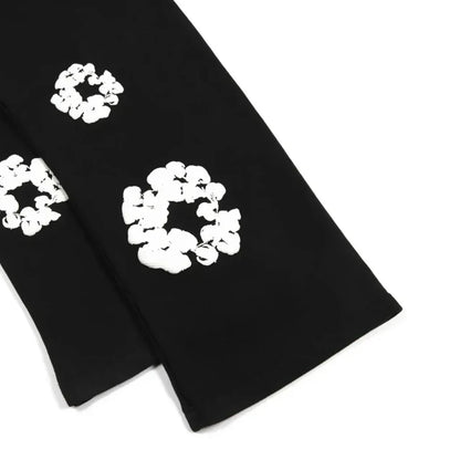 Denim Tears Cotton Wreath Sweatpants Black