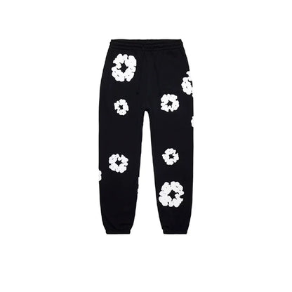 Denim Tears Cotton Wreath Sweatpants Black