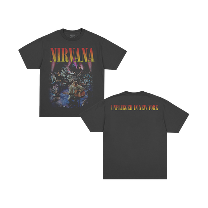 Unplugged in New York Tee (Dark Gray)
