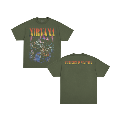 Unplugged in New York Tee (Military Green)