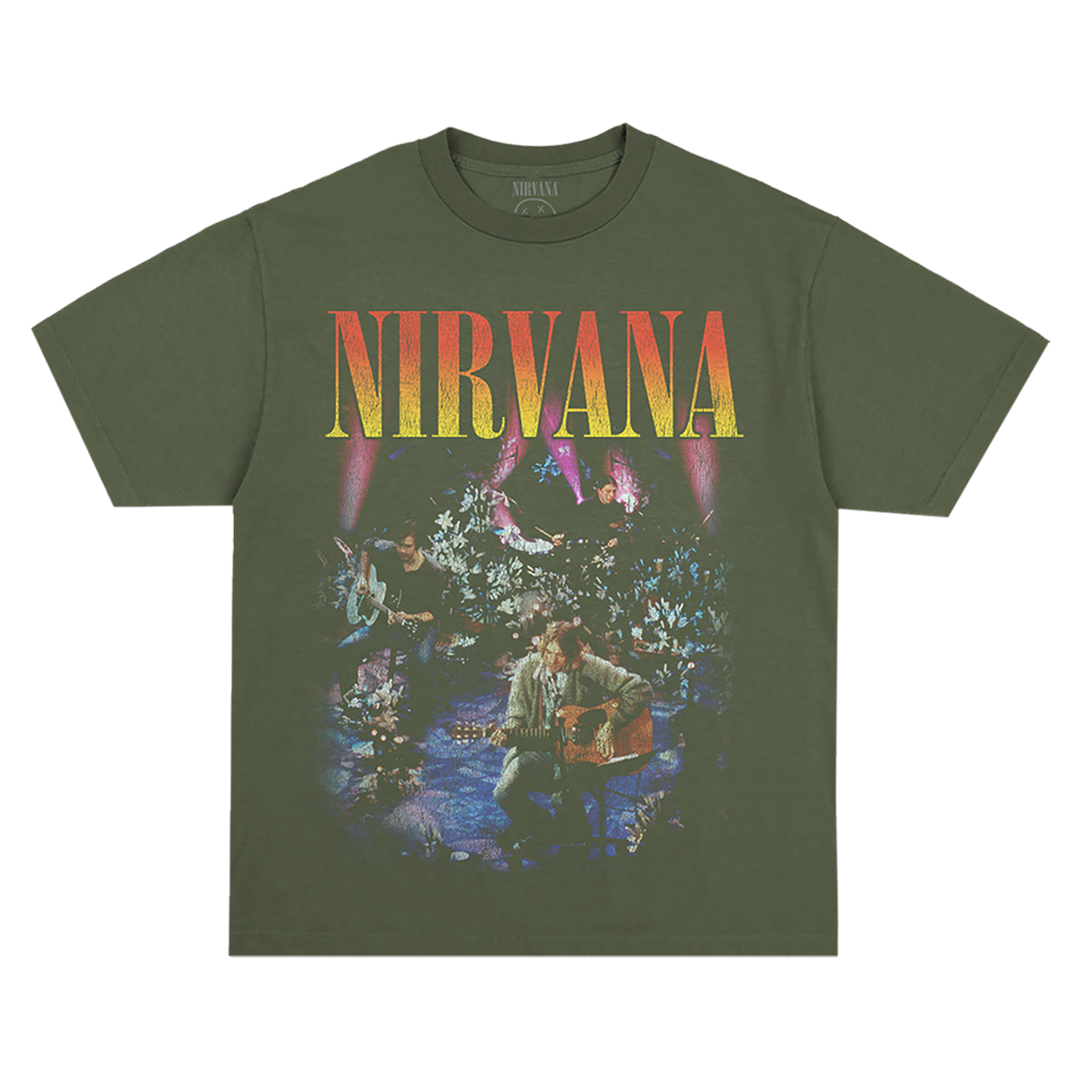 Unplugged in New York Tee (Military Green)