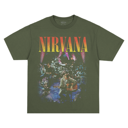 Unplugged in New York Tee (Military Green)
