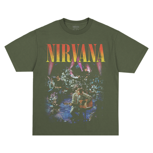 Unplugged in New York Tee (Military Green)