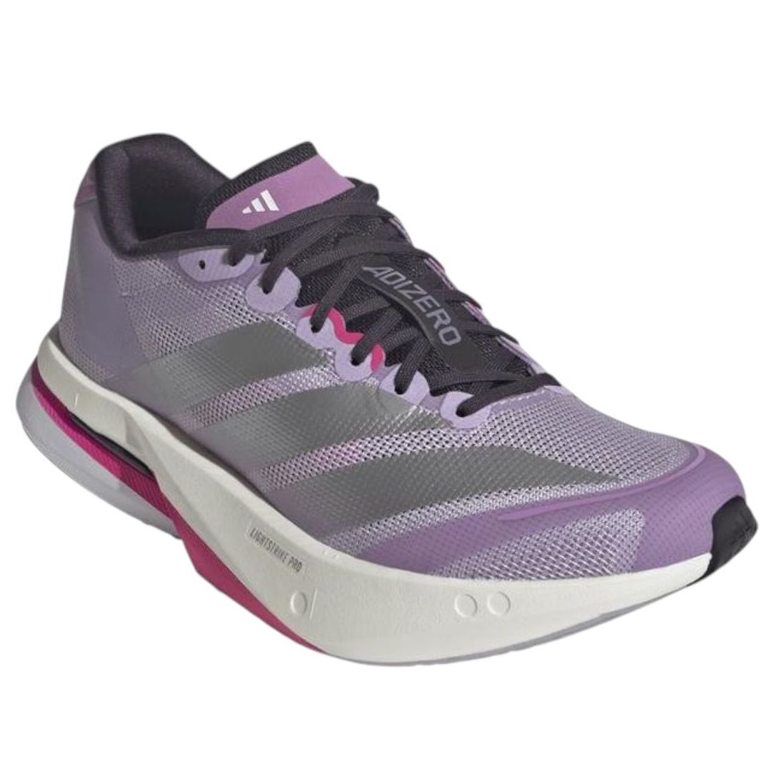 Adizero Boston 13 Powder Plum Silver Metallic W