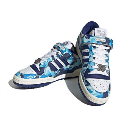 Forum 84 Low Bape 30th Anniversary 'Blue Camo'