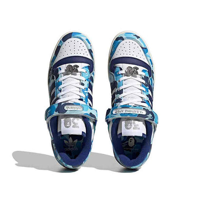 Forum 84 Low Bape 30th Anniversary 'Blue Camo'