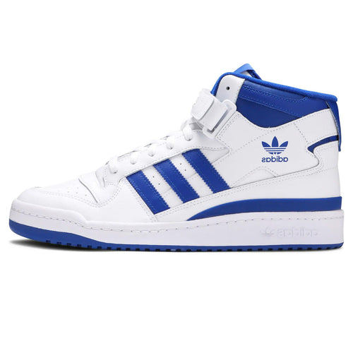 Forum Mid White Royal Blue