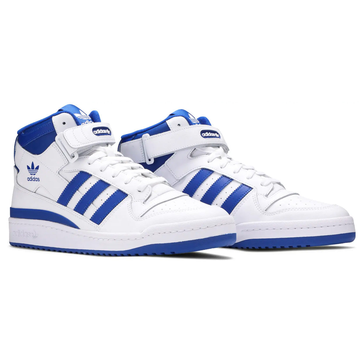 Forum Mid White Royal Blue