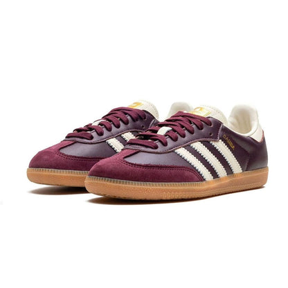 Samba OG Maroon Gold Metallic W